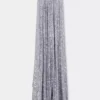 Vestido midi con lentejuelas