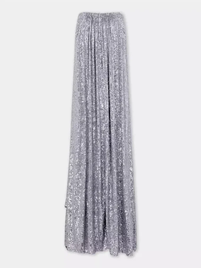 Vestido midi con lentejuelas