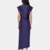 Vestido midi de jersey con perforaciones