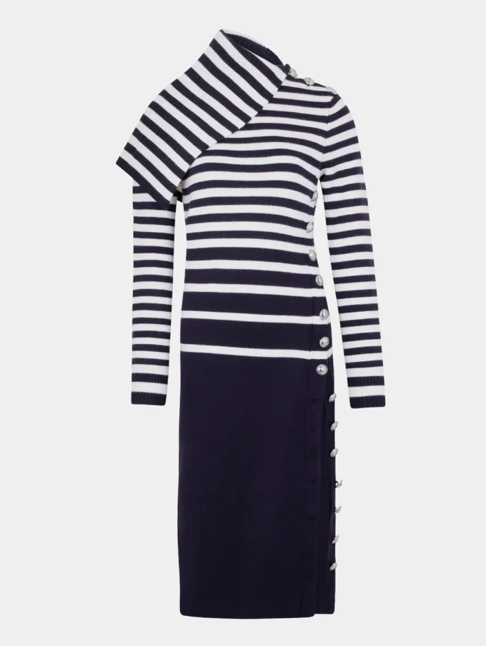 Vestido midi de lana