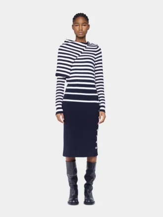 Vestido midi de lana