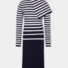 Vestido midi de lana