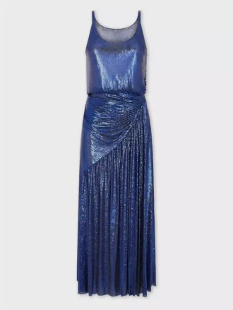 Vestido midi de malla