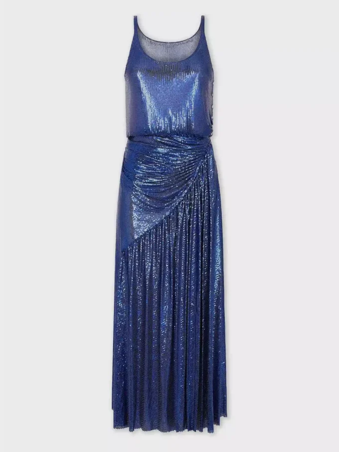 Vestido midi de malla