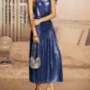 Vestido midi de malla