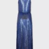 Vestido midi de malla